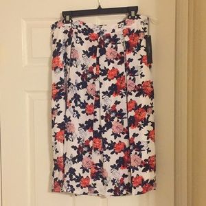 Tahari Floral Skirt